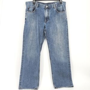 Vintage Structure Premium Denim Jeans Mens 38x32 Straight Leg Y2K 2000s Retro